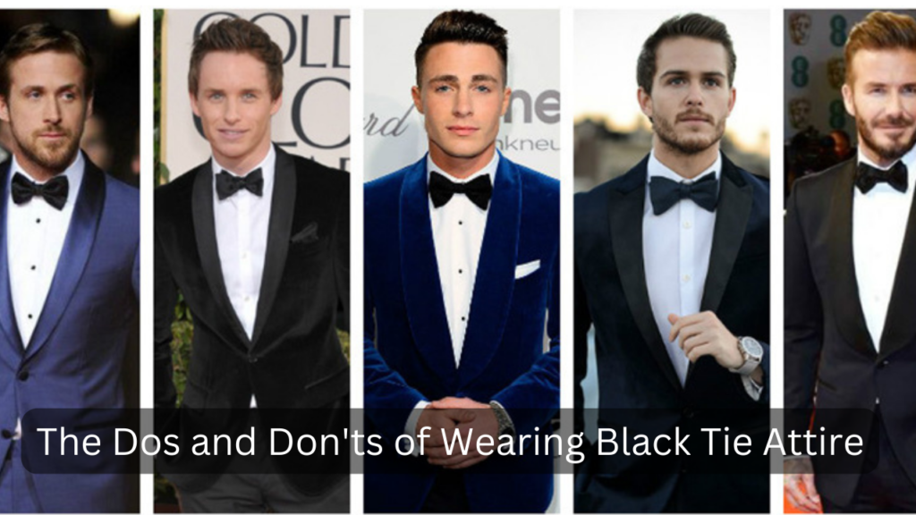 Dos and Don'ts of Wearing Black Tie Attire
