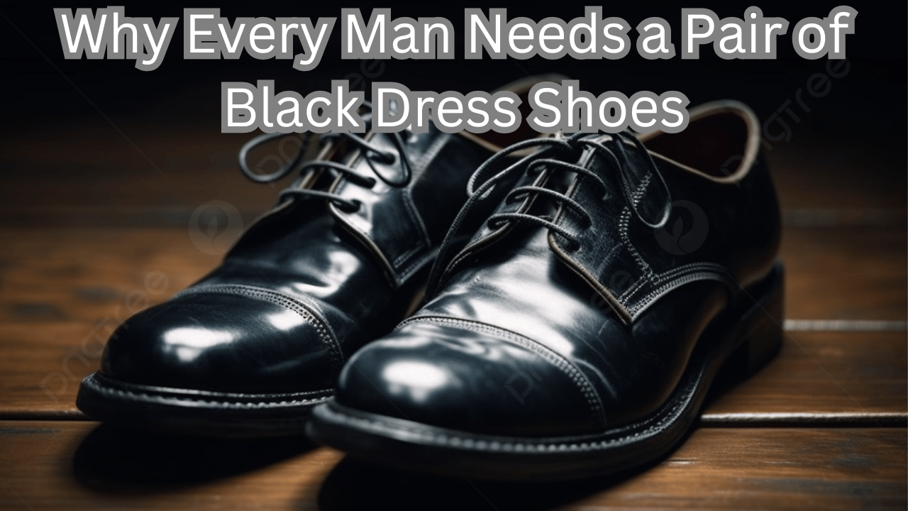 Pair of Black Dress Shoes
