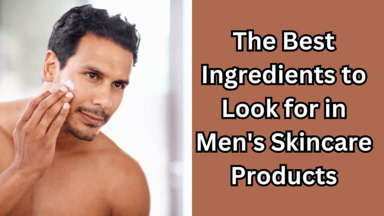 men's skincare products